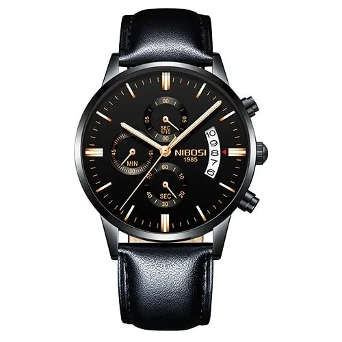 Nibosi Waterproof Stainless Steel Watch