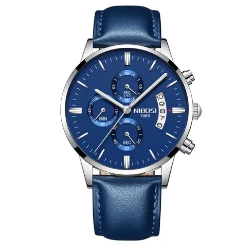 Nibosi Waterproof Stainless Steel Watch