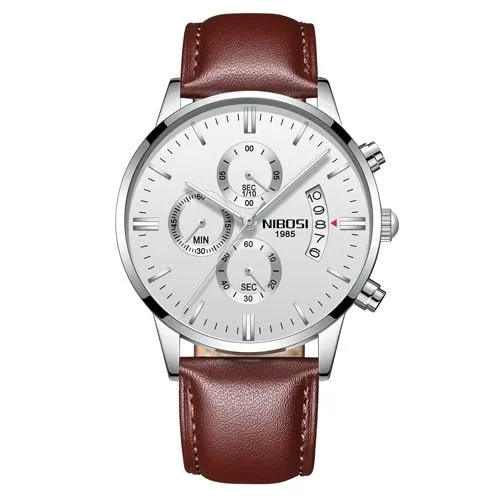 Nibosi Waterproof Stainless Steel Watch