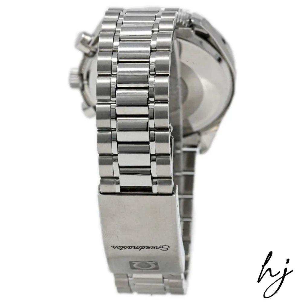 Omega Men's Speedmaster Schumacher Stainless Steel 39mm Red Chronograph Stick Dial Watch Reference #: 3510.61.00