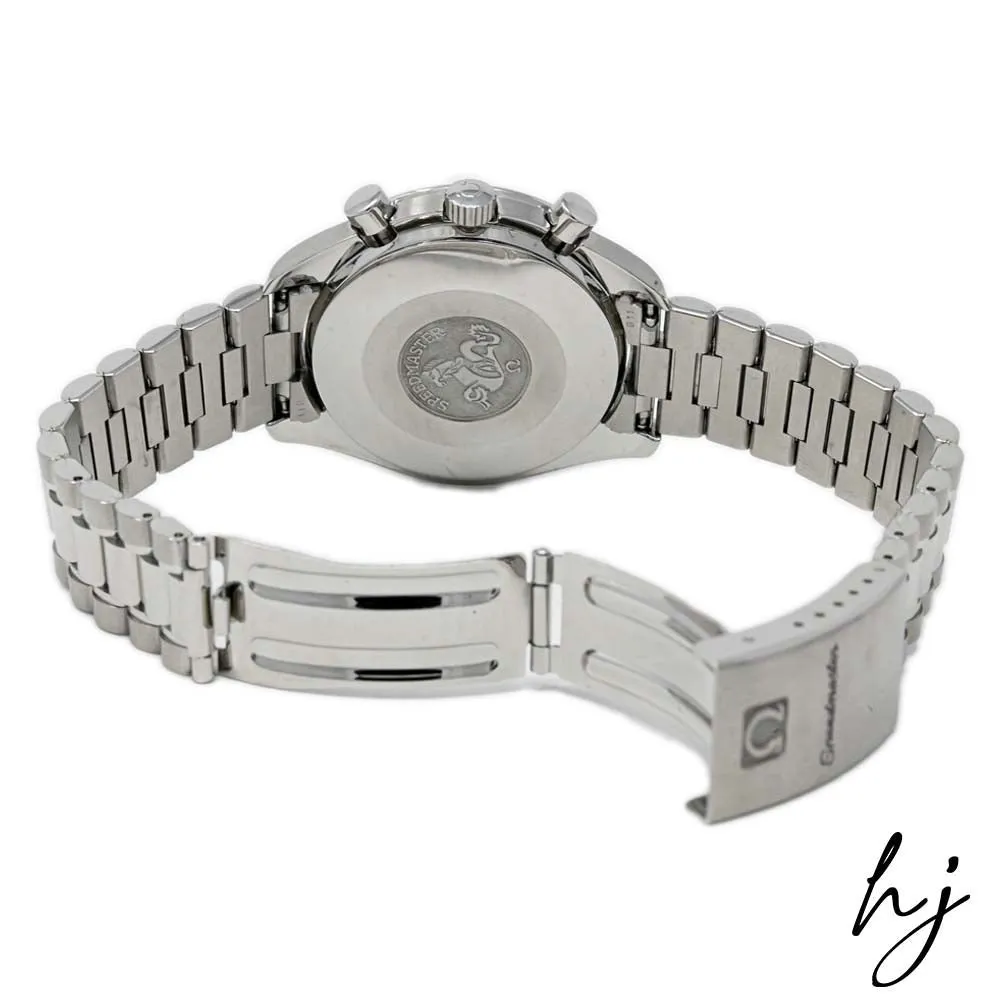 Omega Men's Speedmaster Schumacher Stainless Steel 39mm Red Chronograph Stick Dial Watch Reference #: 3510.61.00