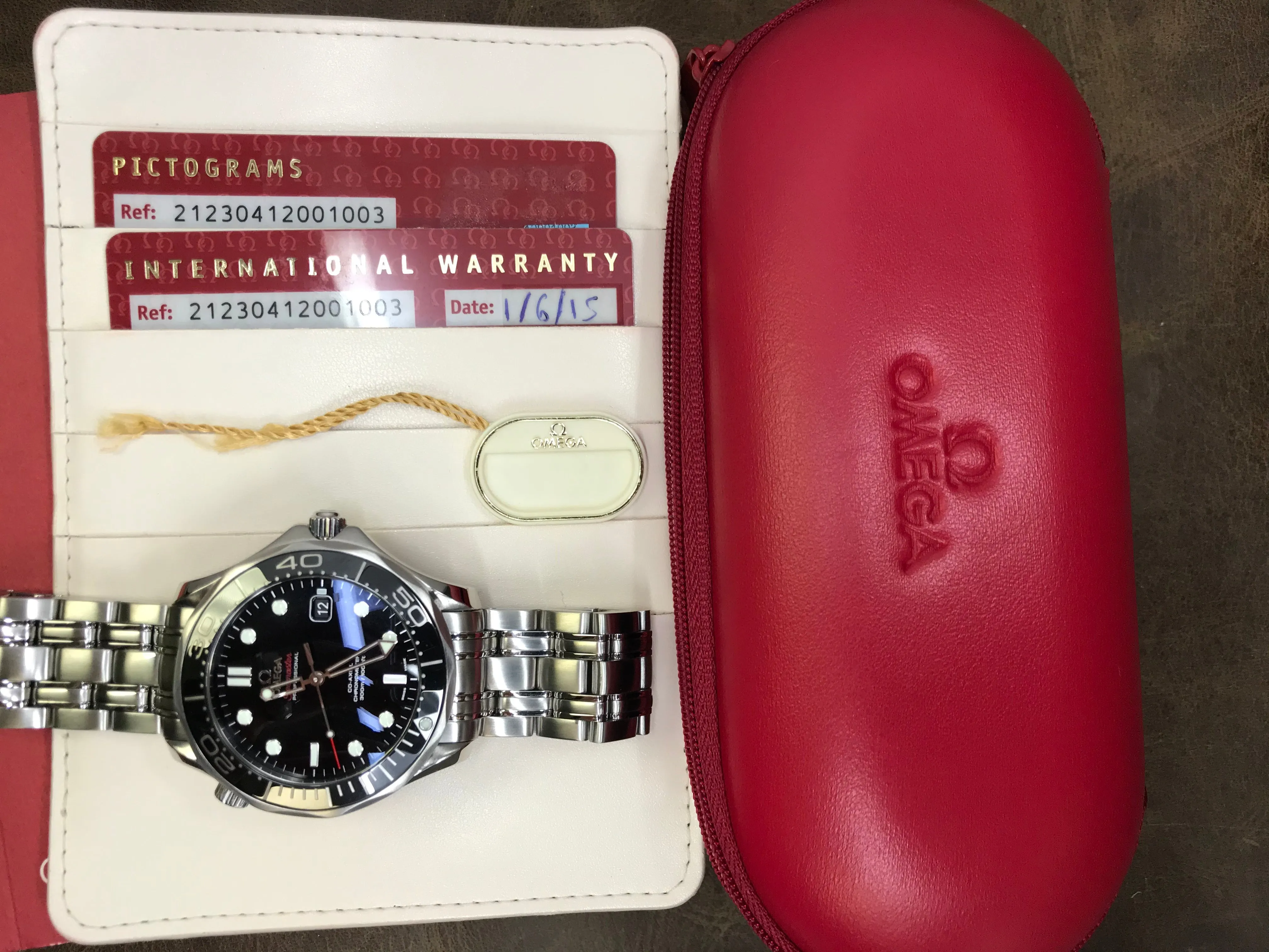 Omega Seamaster 212.30.41.20.01.003 Black Dial Automatic Men's Watch