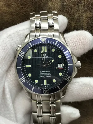 Omega Seamaster 300m 2531.80.00 Blue Wave Dial Automatic Men's Watch