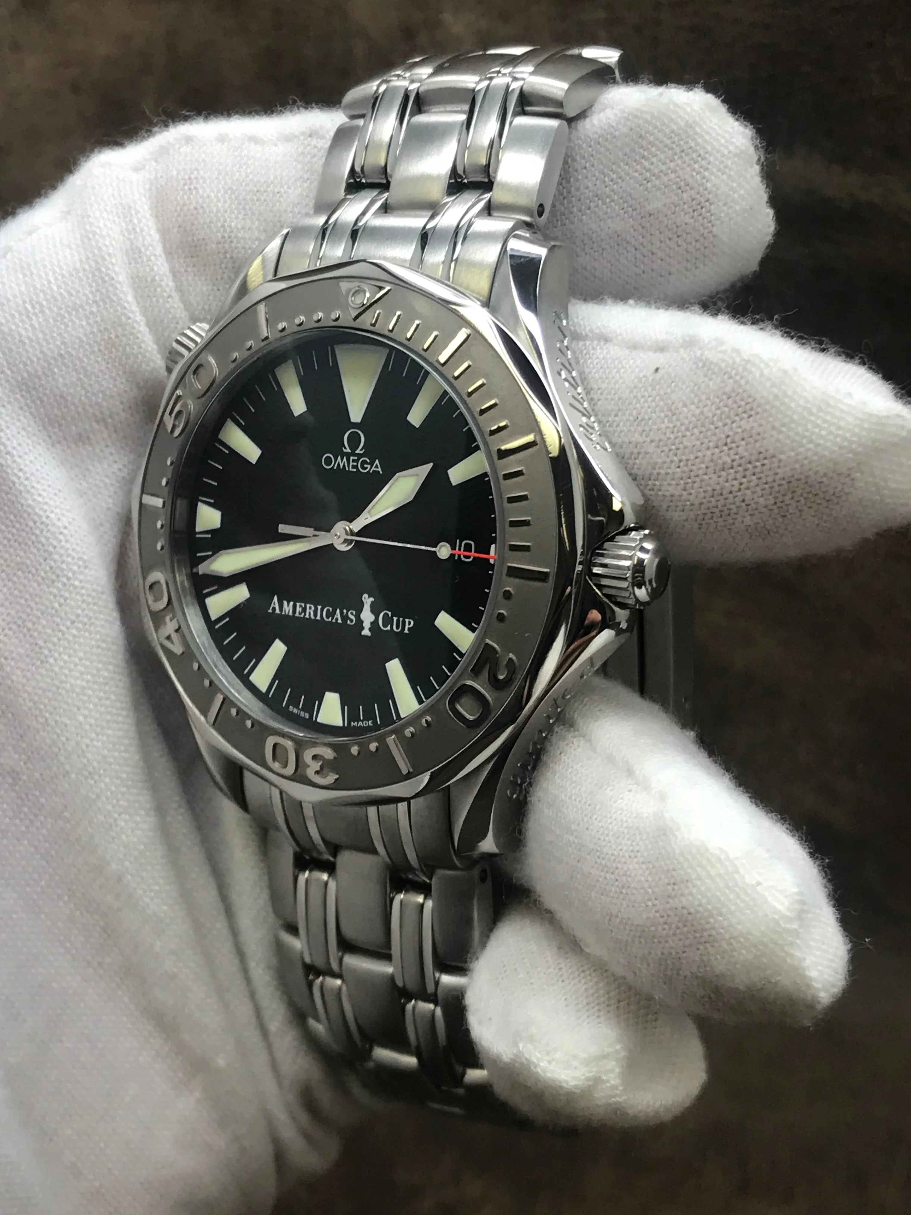 Omega Seamaster 300m America's Cup Limited Edition 2533.50.00 Black Dial Automatic Men's Watch