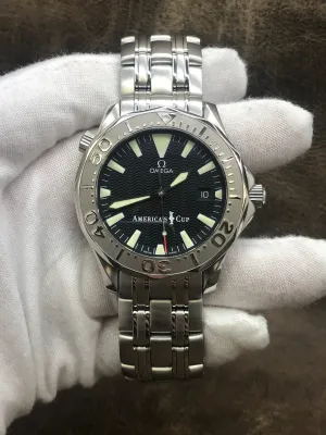 Omega Seamaster 300m America's Cup Limited Edition 2533.50.00 Black Dial Automatic Men's Watch