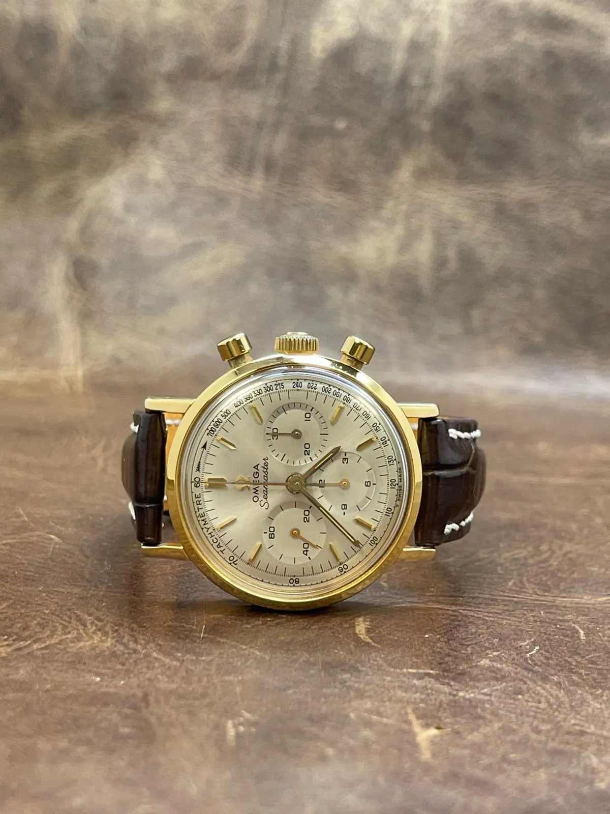 Omega Seamaster Chronograph Cal. 321 105.005-65 White Dial Manual winding Men's Watch