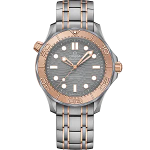Omega Seamaster Diver 300M 42 mm, titanium - tantalum - Sedna™ gold on titanium - tantalum - Sedna™ gold