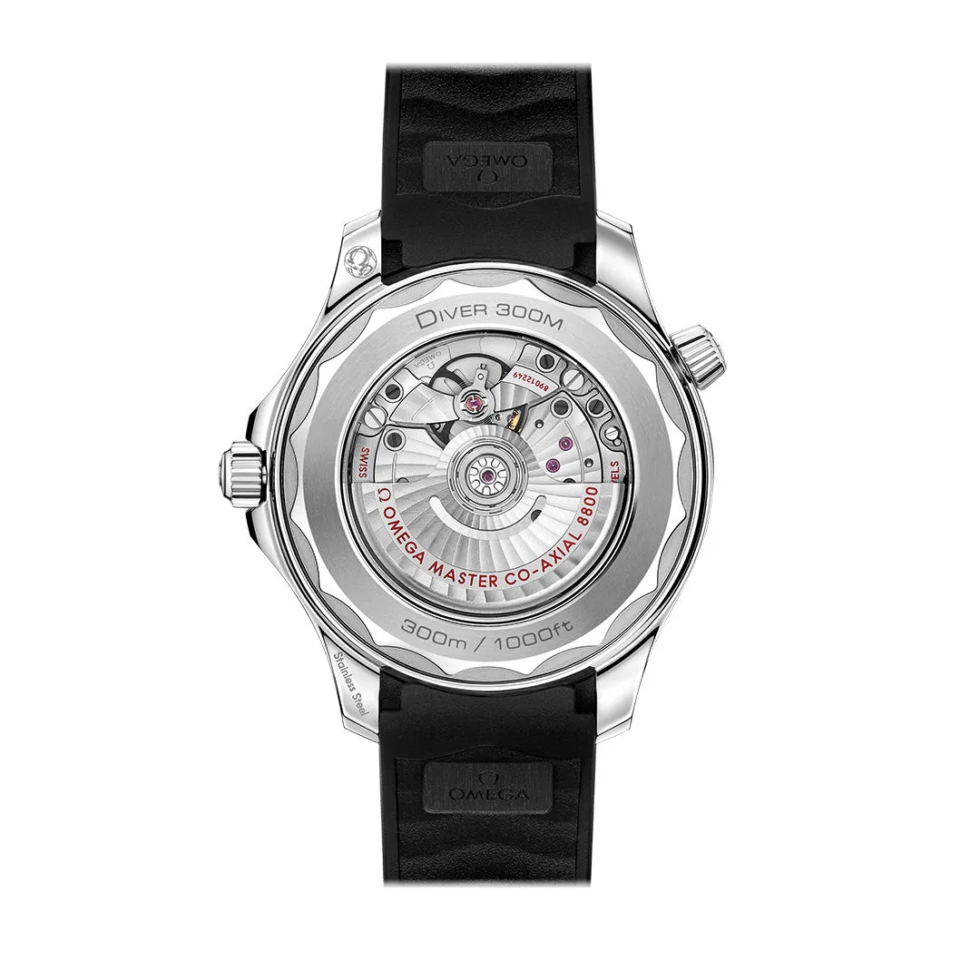 OMEGA Seamaster Diver 300m Co-Axial Master Chronometer 42mm with Black Rubber Strap