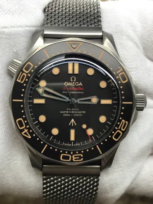 Omega Seamaster Diver 300M James Bond No Time To Die 007 210.90.42.20.01.001 Dark Brown Dial Automatic Men's Watch