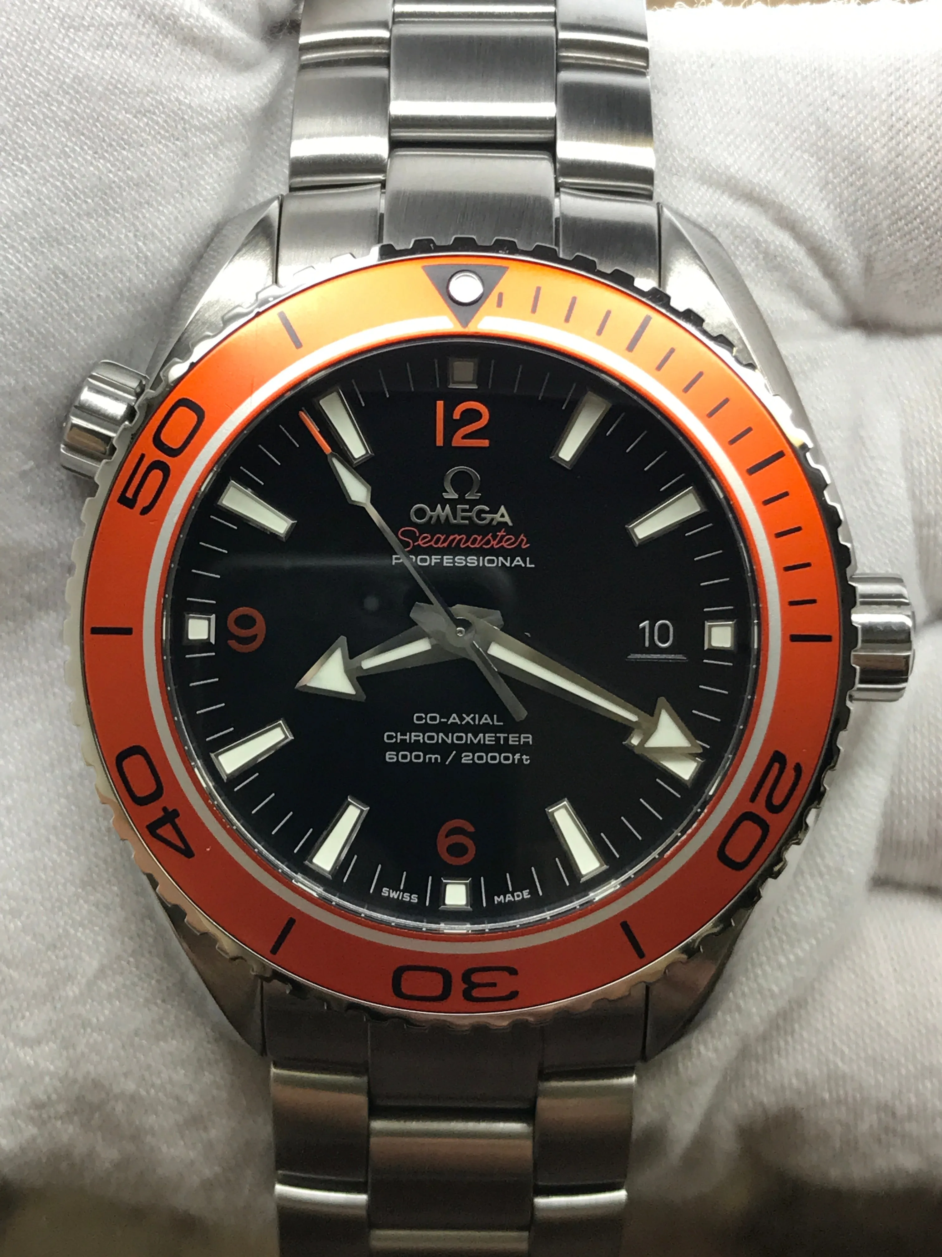 Omega Seamaster Planet Ocean B&P 232.30.46.21.01.002 Black Dial Automatic Men's Watch