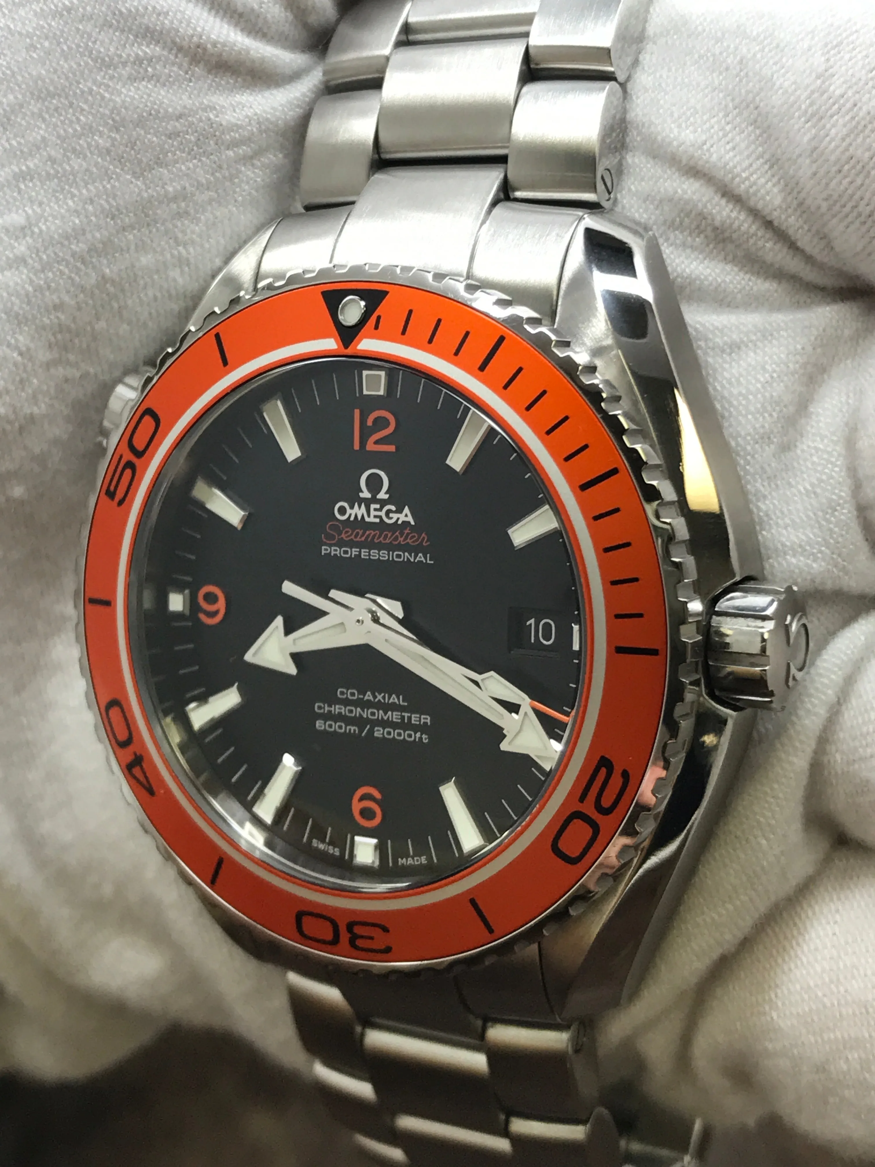 Omega Seamaster Planet Ocean B&P 232.30.46.21.01.002 Black Dial Automatic Men's Watch