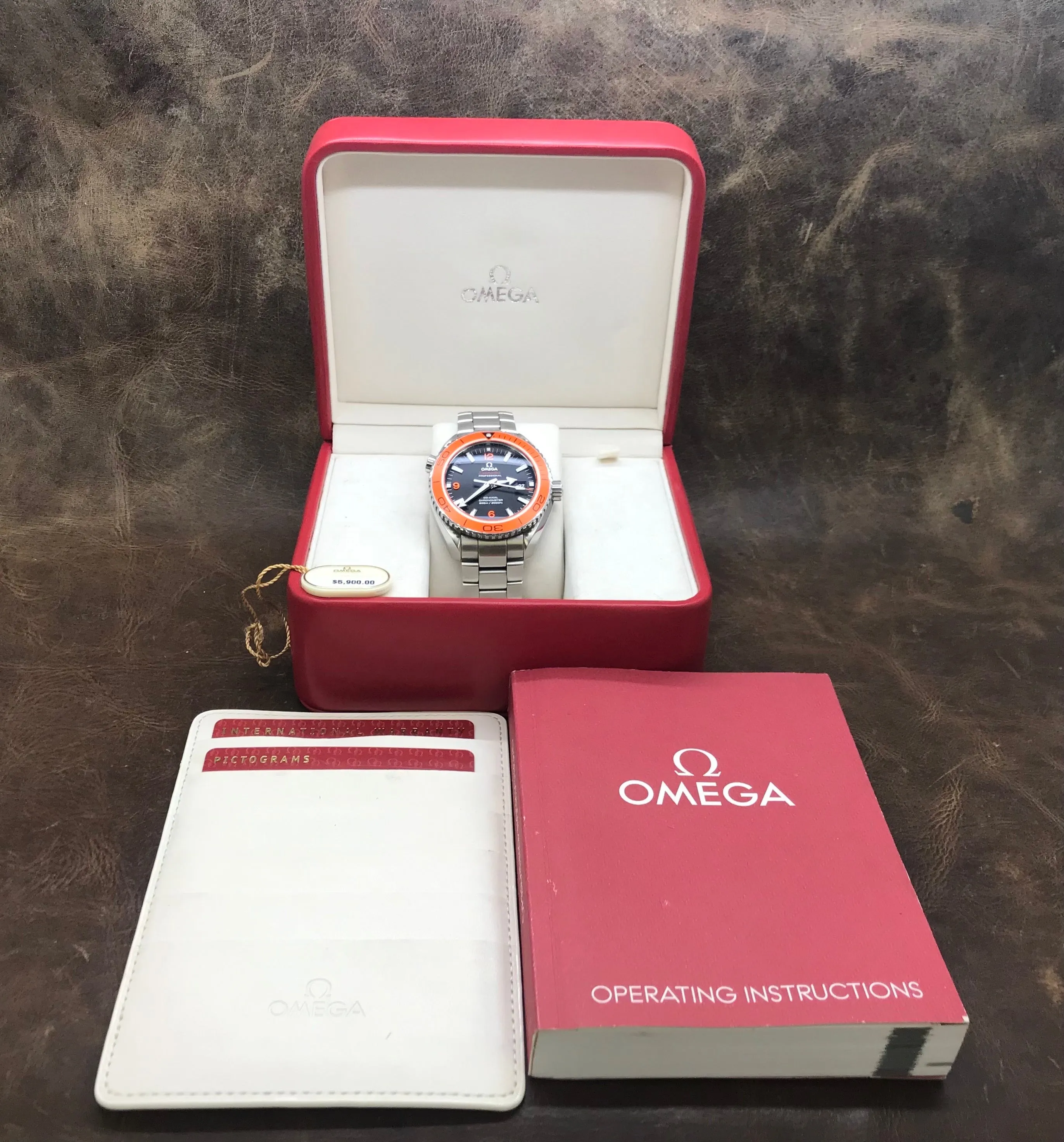 Omega Seamaster Planet Ocean B&P 232.30.46.21.01.002 Black Dial Automatic Men's Watch