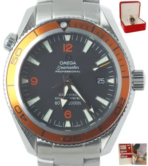 Omega Seamaster Planet Ocean Orange 42mm Stainless Co-Axial 600M 2209.50 Watch