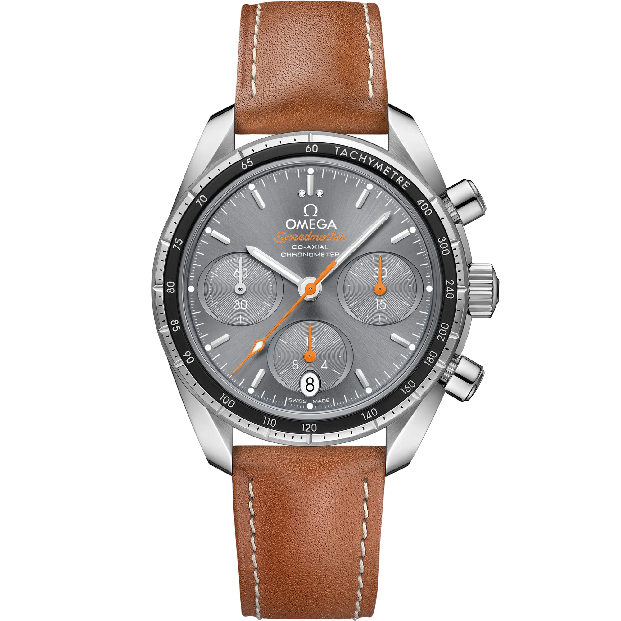 Omega Speedmaster Speedmaster 38 38 mm, steel on leather strap