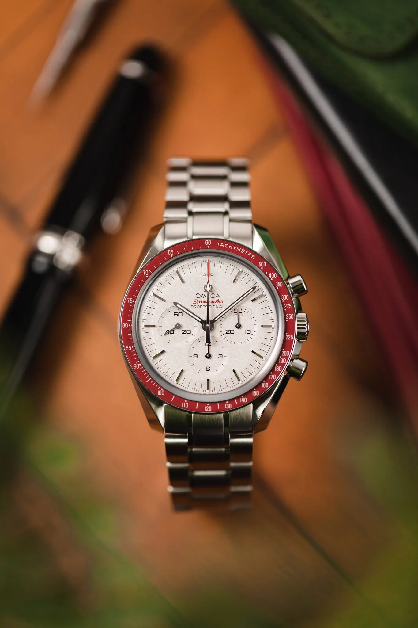 OMEGA Speedmaster Tokyo 2020 Rising Sun Watch