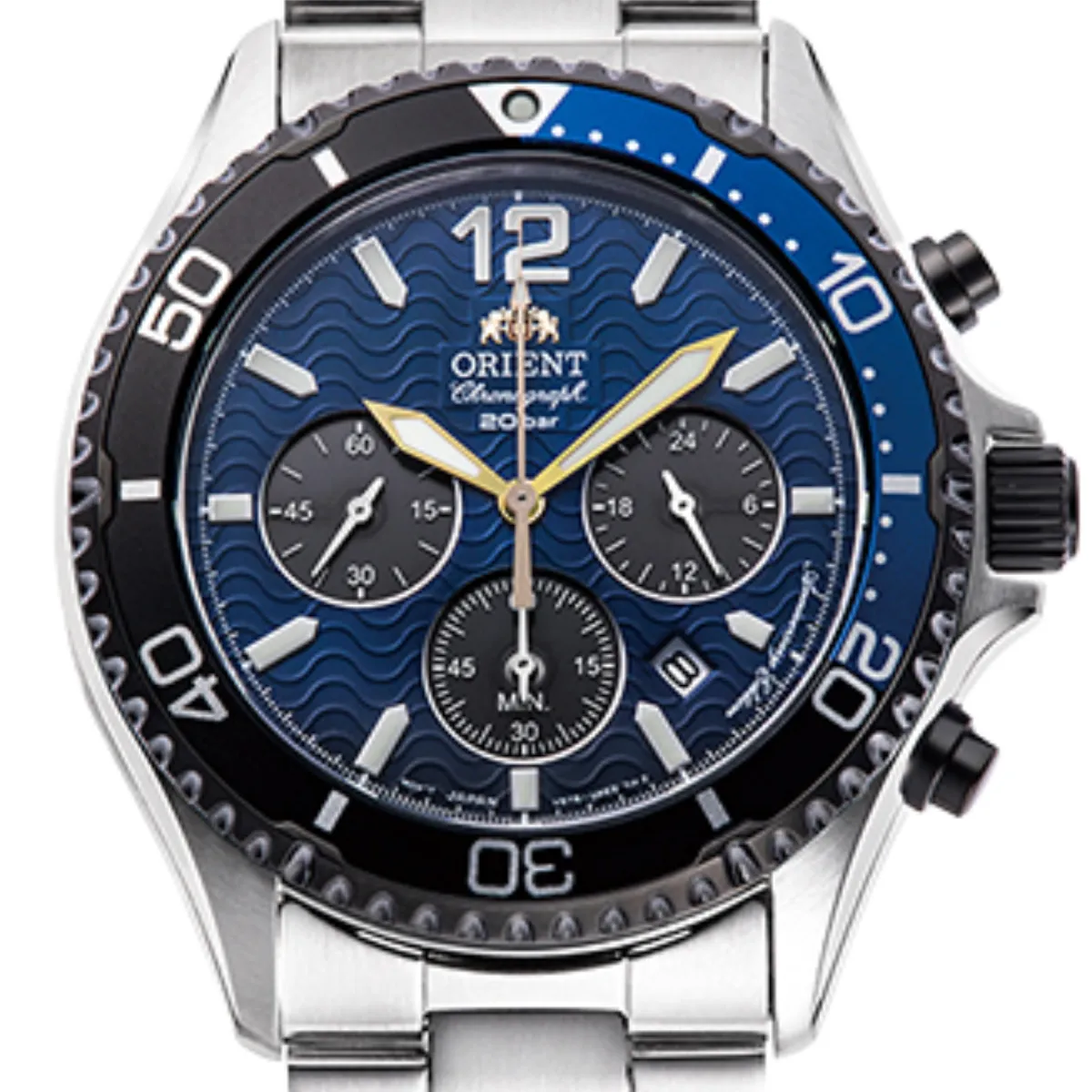 Orient Mako Kamasu RA-TX0208L Limited Edition Solar Chronograph Sports Watch