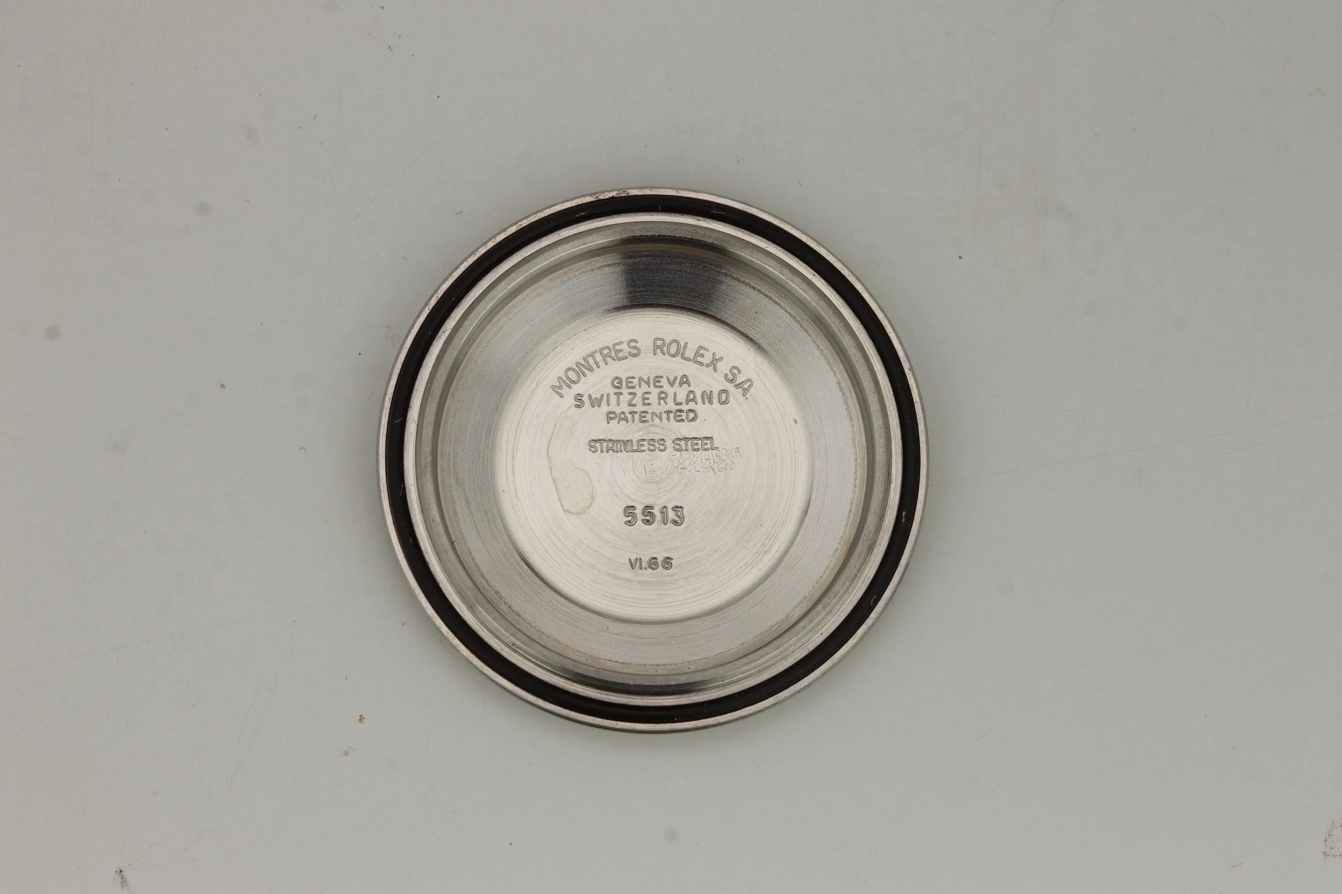 ORIGINAL 1966 Rolex Submariner 5512 GILT 4-LINE TWO COLOR 40mm Stainless Watch