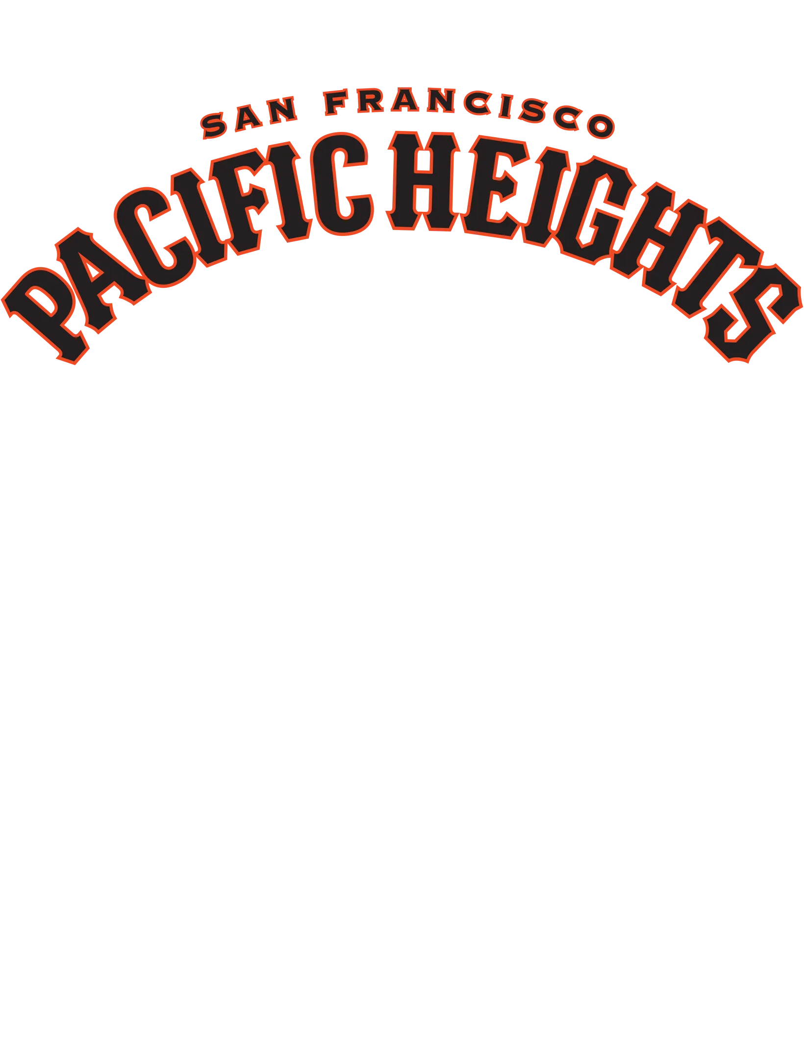 PACIFIC HEIGHTS DISTRICT WOMEN'S CREW TEE