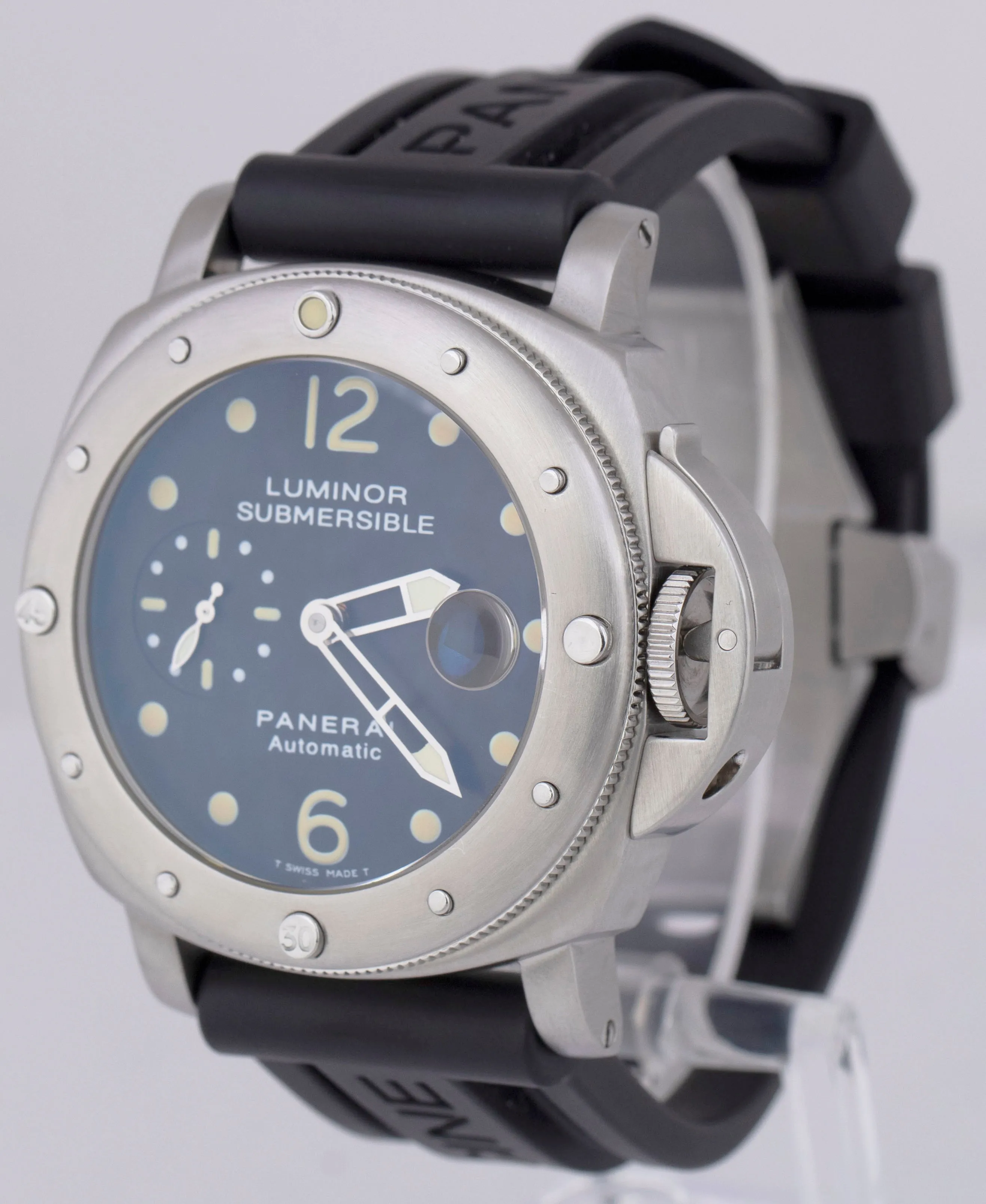 Panerai Luminor Submersible PATINA Steel Black 44mm PAM00024 Automatic Watch