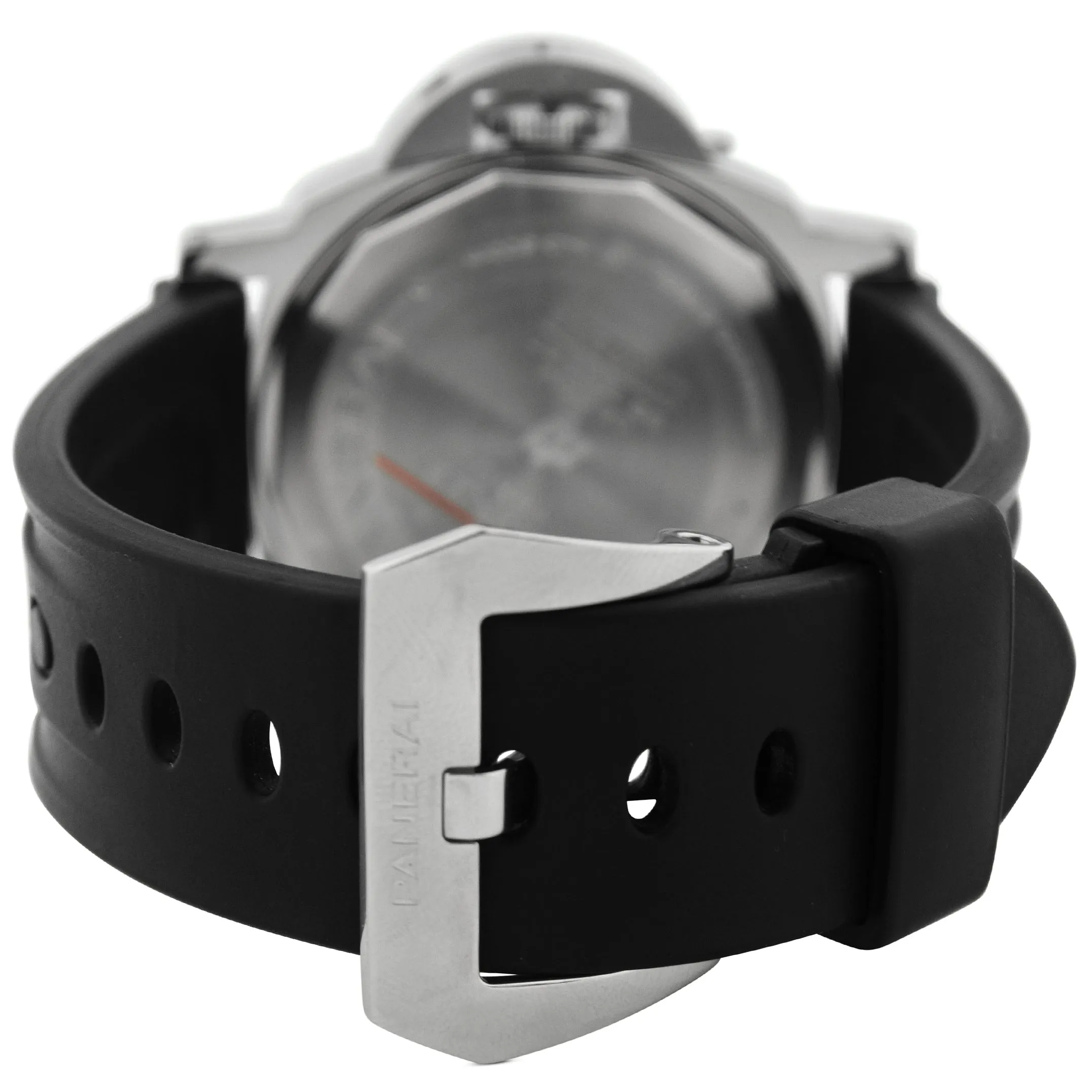 Panerai Men's Luminor Base Logo Stainless Steel 44mm Black Stick & Arabic Dial Watch Reference #: PAM00000