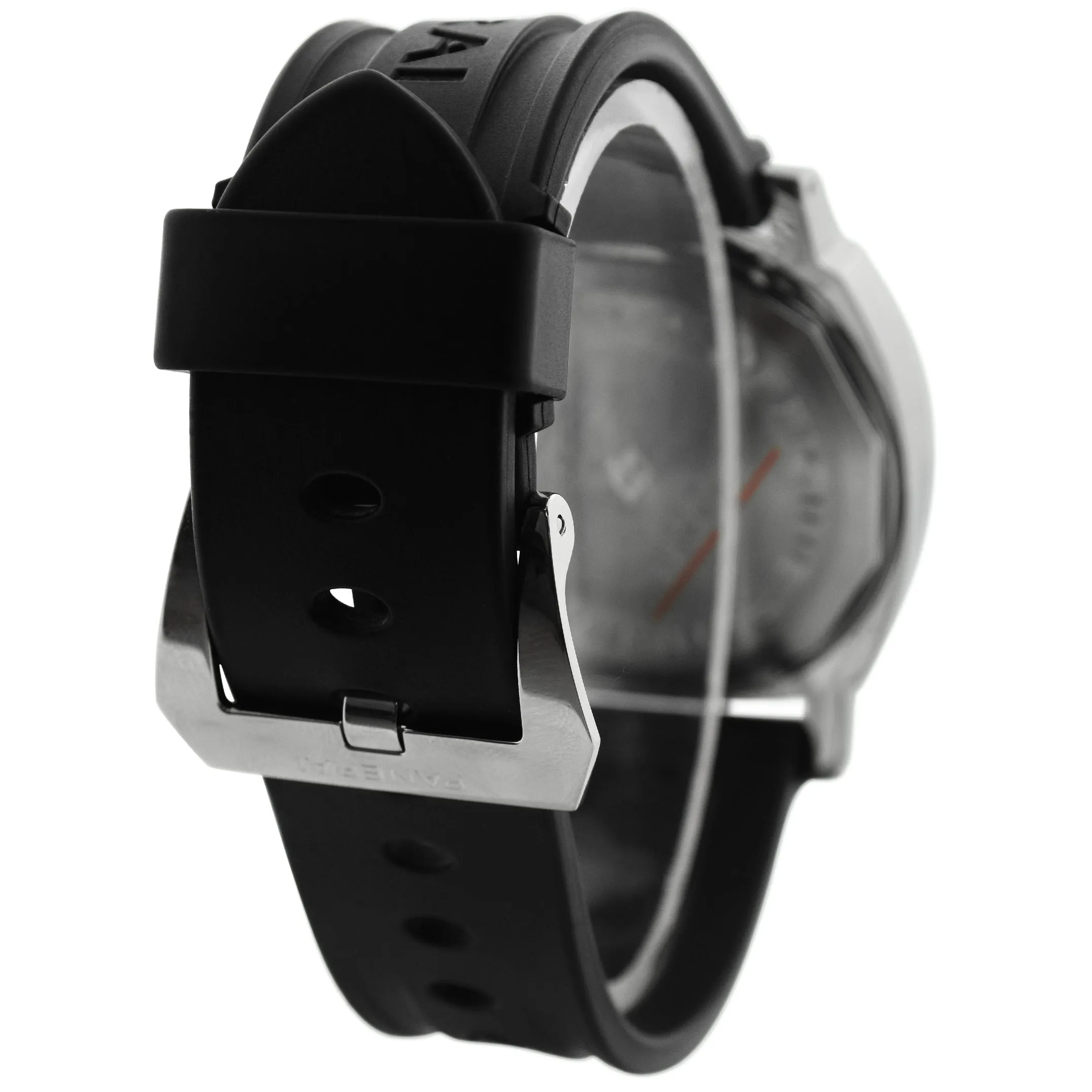 Panerai Men's Luminor Base Logo Stainless Steel 44mm Black Stick & Arabic Dial Watch Reference #: PAM00000