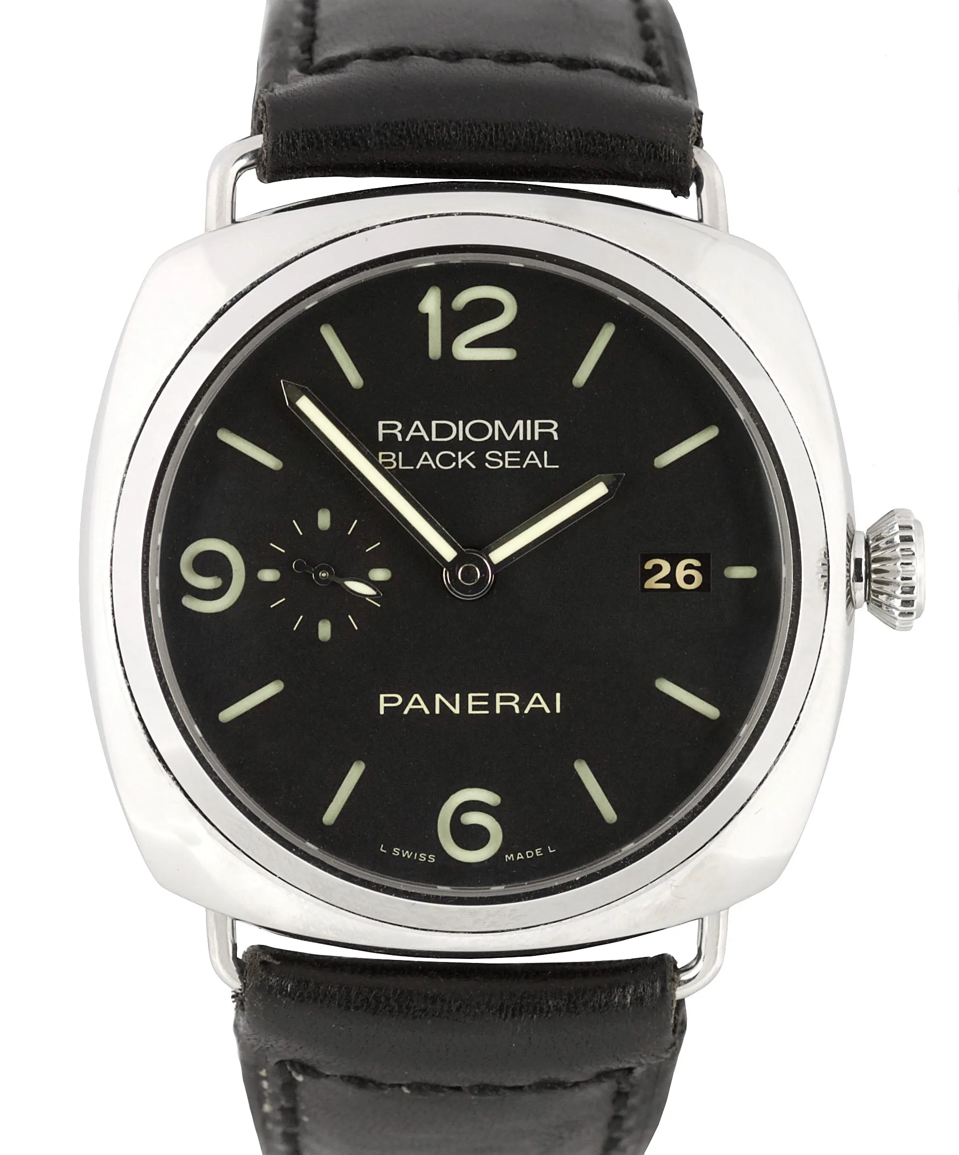 Panerai Radiomir Black Seal 3 Days PAM 388 Steel Automatic 45mm Watch PAM00388