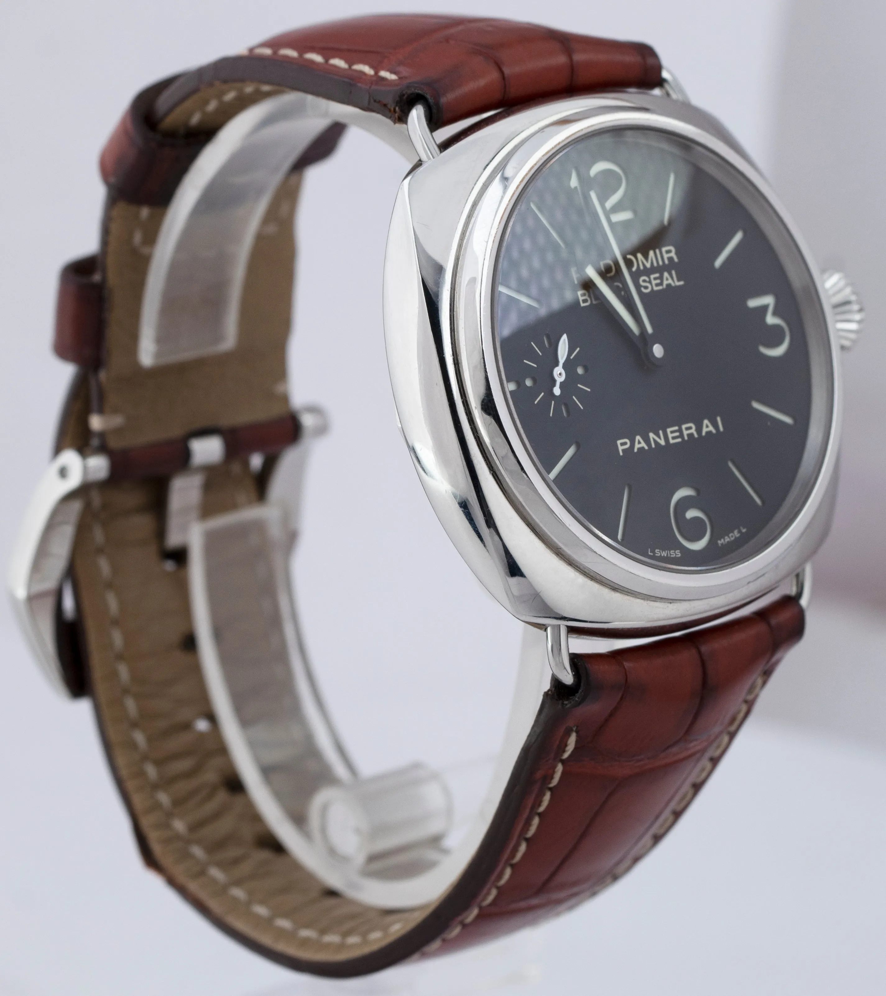Panerai Radiomir Black Seal PAM 183 Stainless Steel Manual 45mm Watch PAM00183