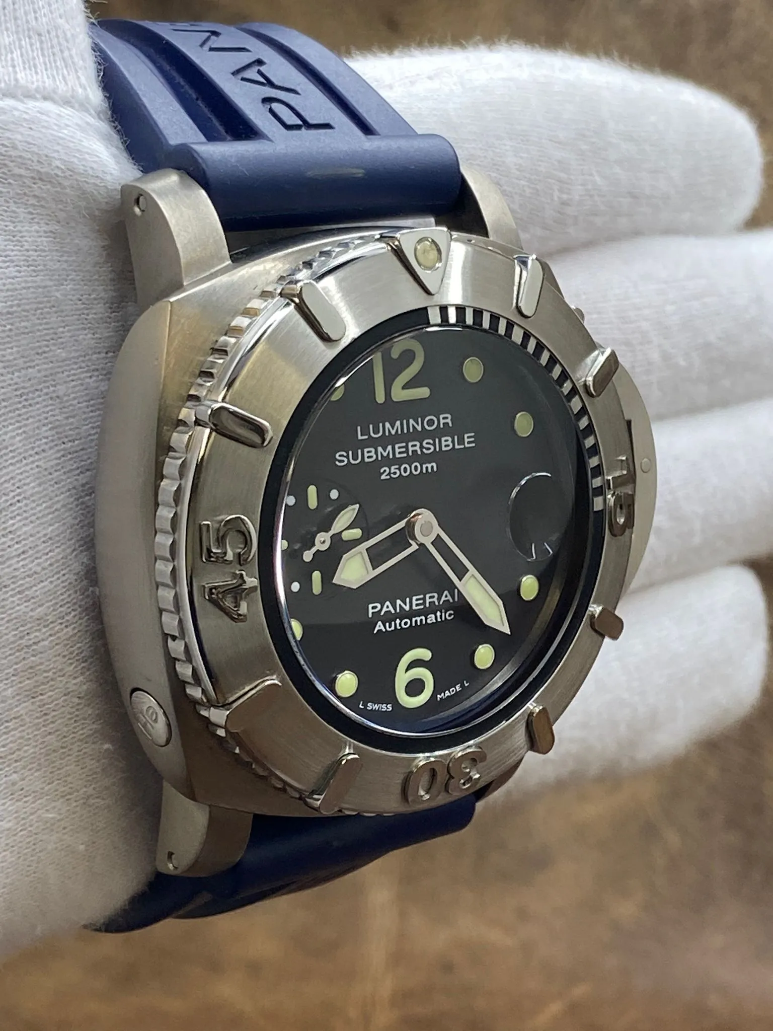 Panerai Submersible 2500M Ghost L.E. 250pcs PAM00285 Black Dial Automatic Men's Watch