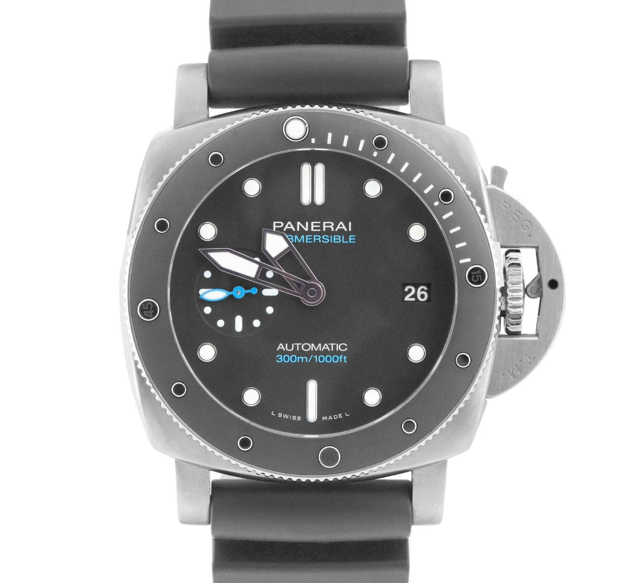 Panerai Submersible PAM 683 Black Automatic 42mm Stainless Steel Watch PAM00683