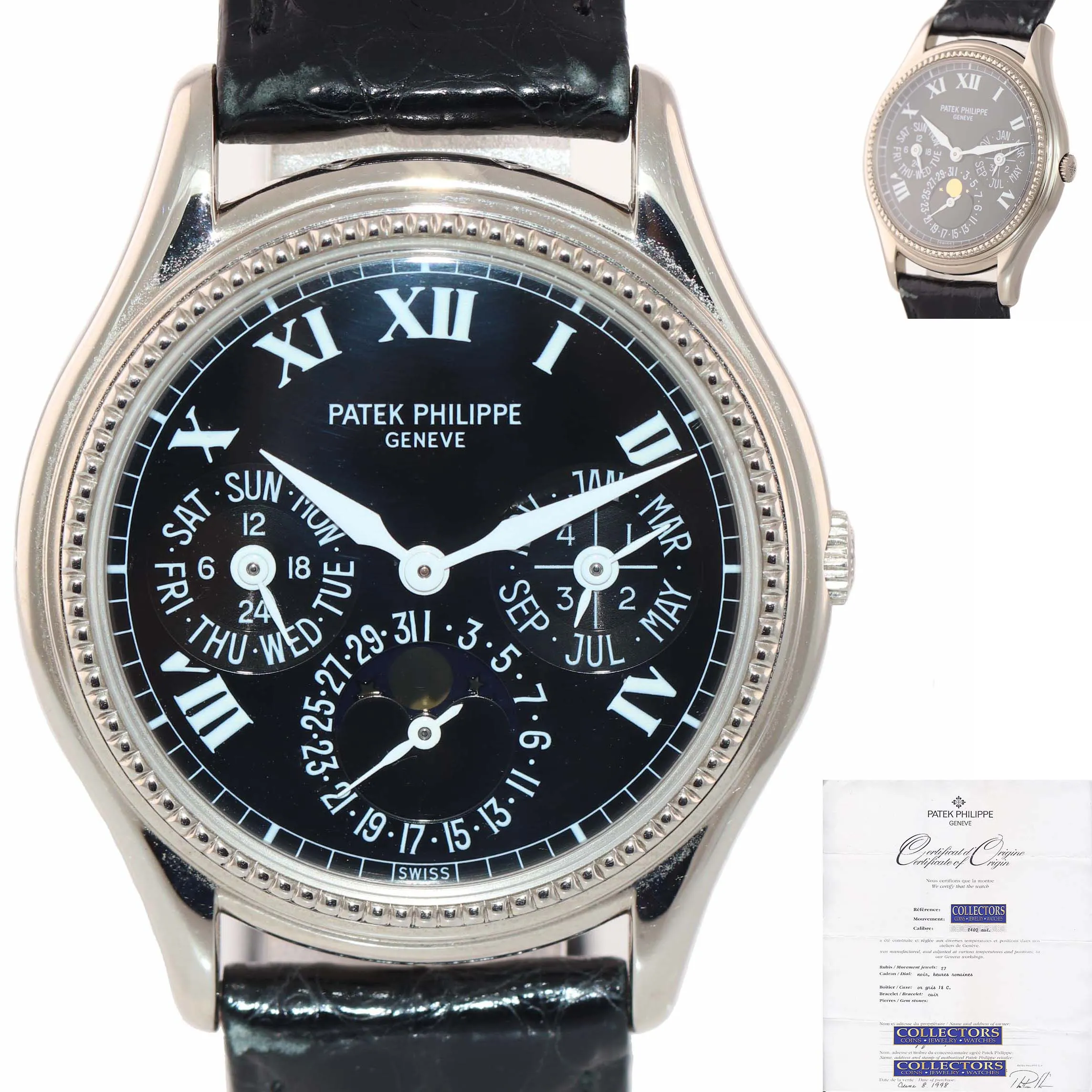 PAPER Patek Philippe PERPETUAL CALENDAR 5038G White Gold Grand Complicaton Watch