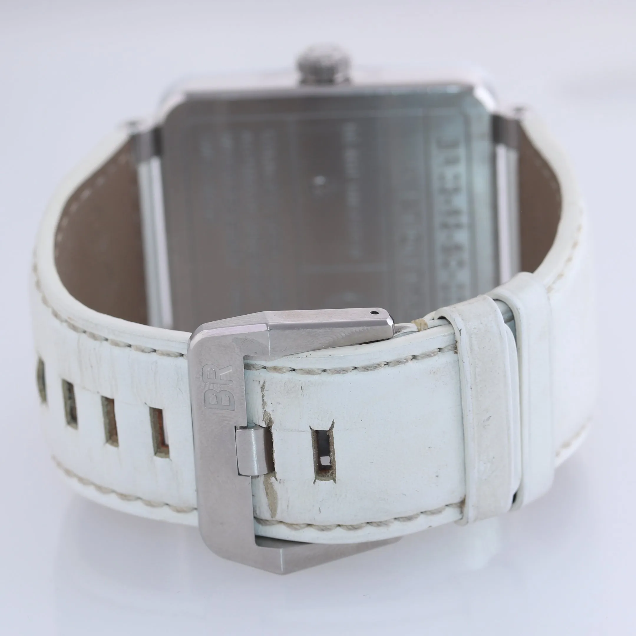 PAPERS Bell & Ross BR03-92 White Mother of Pearl Steel 42mm Automatic Date Watch