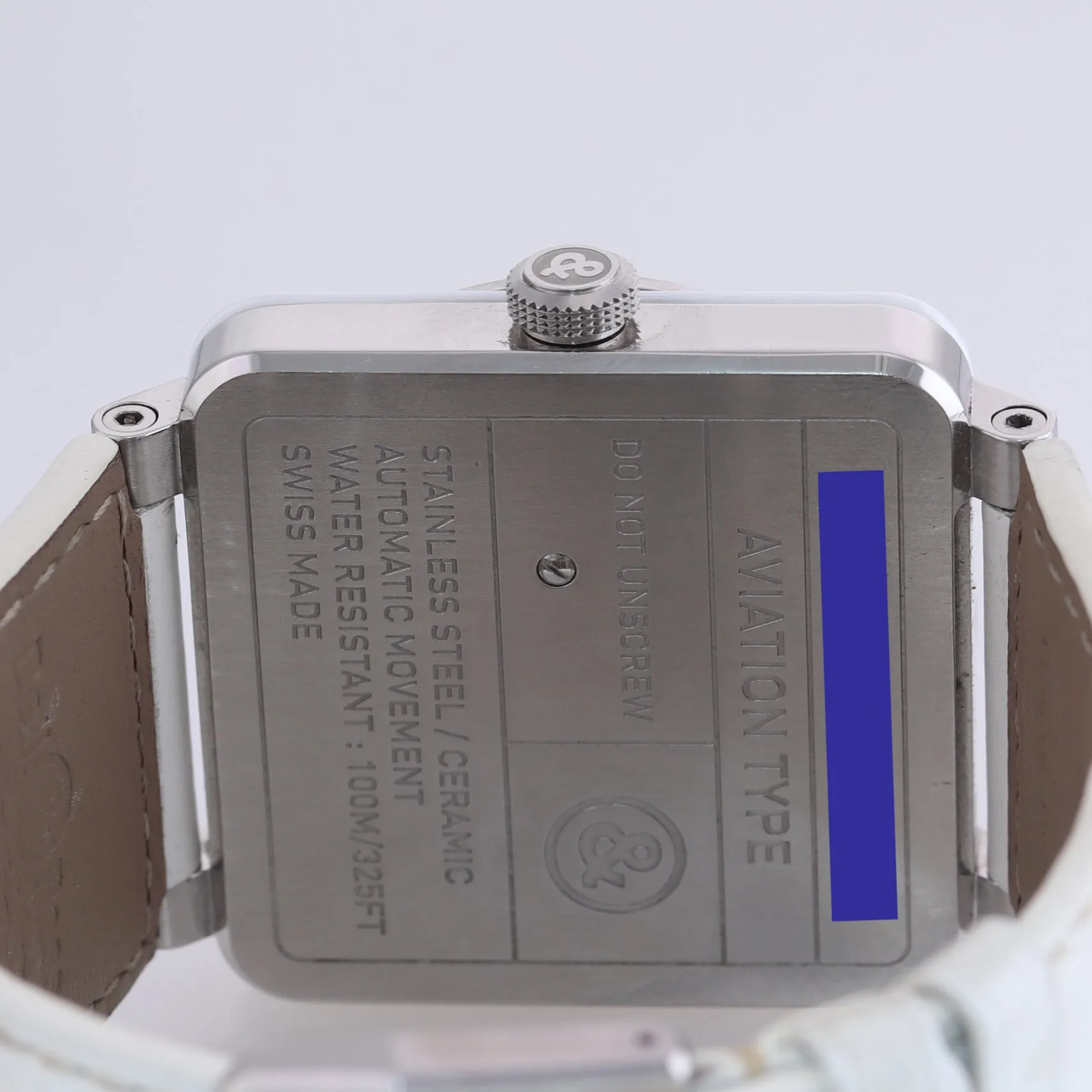 PAPERS Bell & Ross BR03-92 White Mother of Pearl Steel 42mm Automatic Date Watch