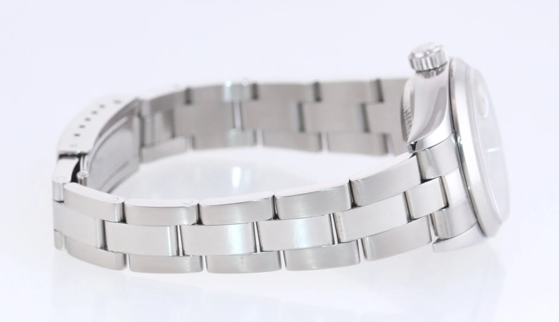 PAPERS Ladies Rolex Date DateJust Silver 26mm 79160 Steel Watch