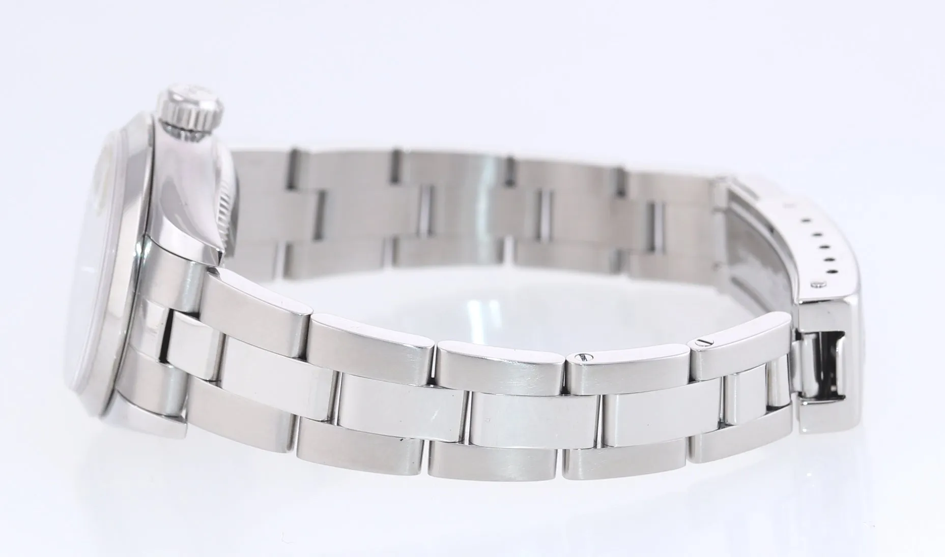 PAPERS Ladies Rolex Date DateJust Silver 26mm 79160 Steel Watch