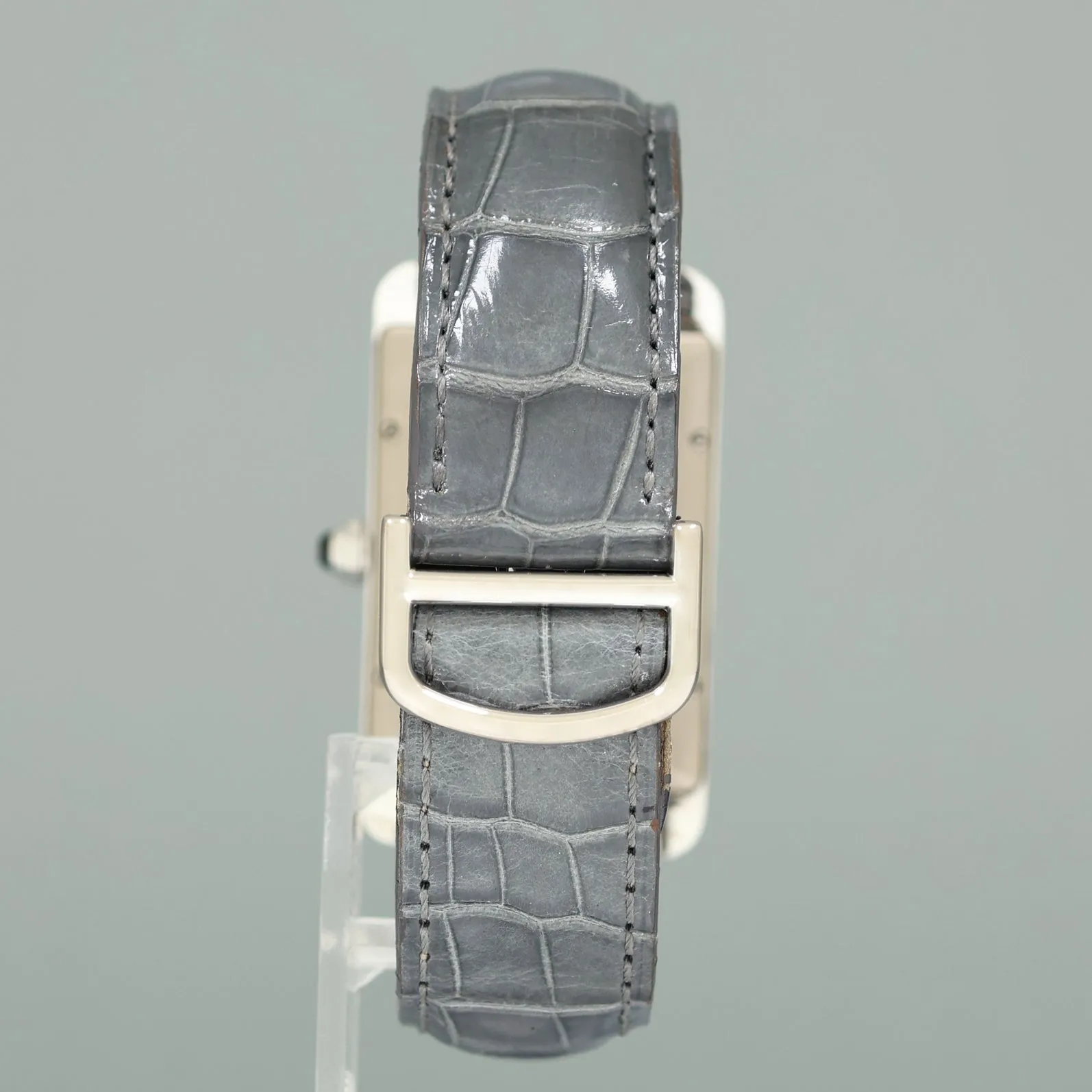 PAPERS MINT Cartier Tank Americaine W2603256 1741 26x45mm Large White Gold Automatic Watch