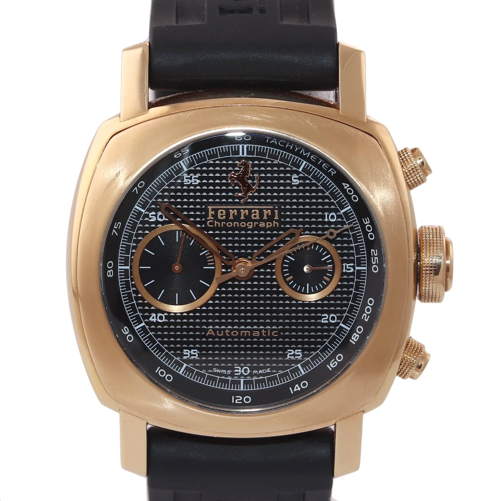 PAPERS Panerai Ferrari Rose Gold Grand Turismo 45mm Chronograph FER00006 Watch