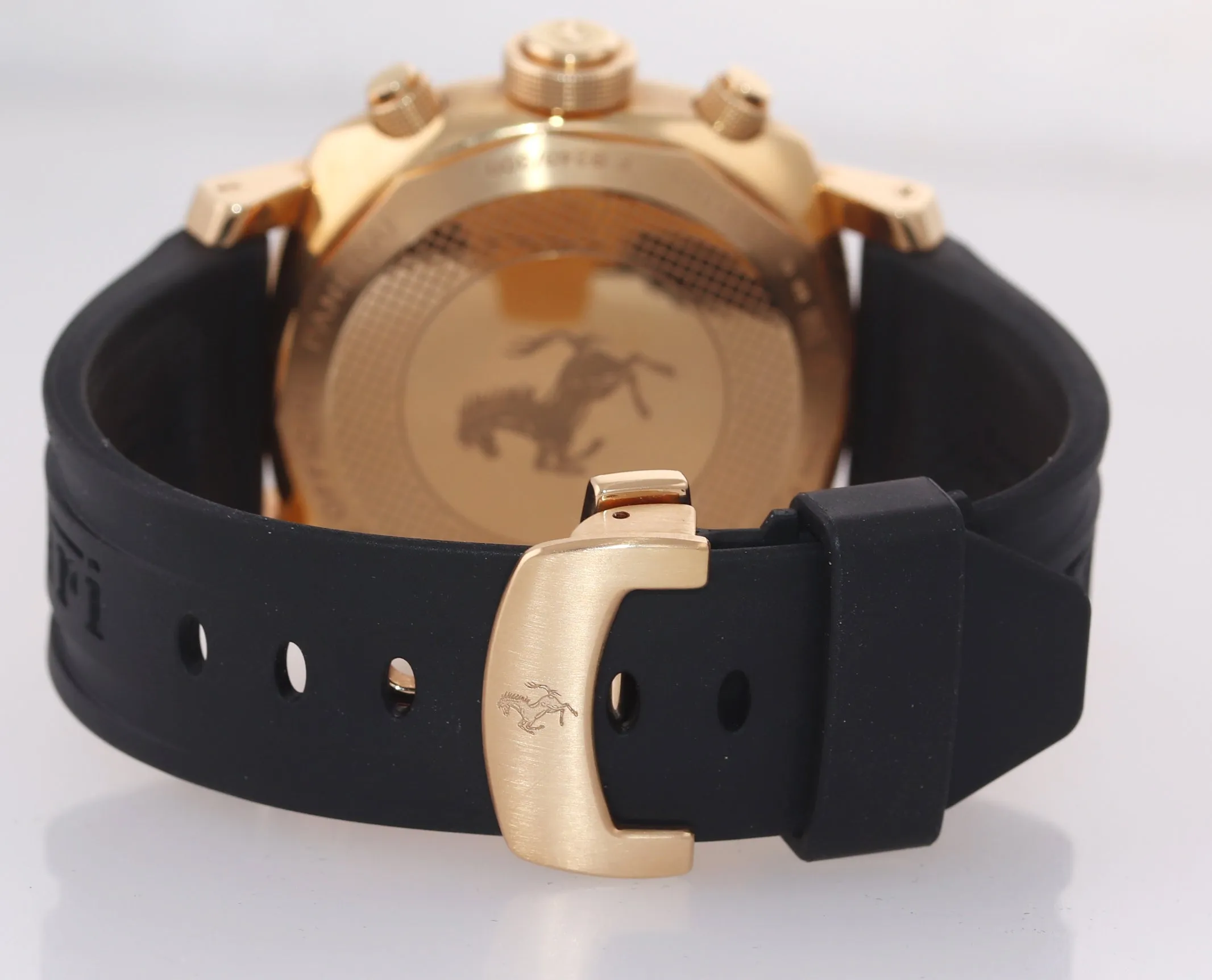 PAPERS Panerai Ferrari Rose Gold Grand Turismo 45mm Chronograph FER00006 Watch