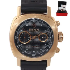 PAPERS Panerai Ferrari Rose Gold Grand Turismo 45mm Chronograph FER00006 Watch