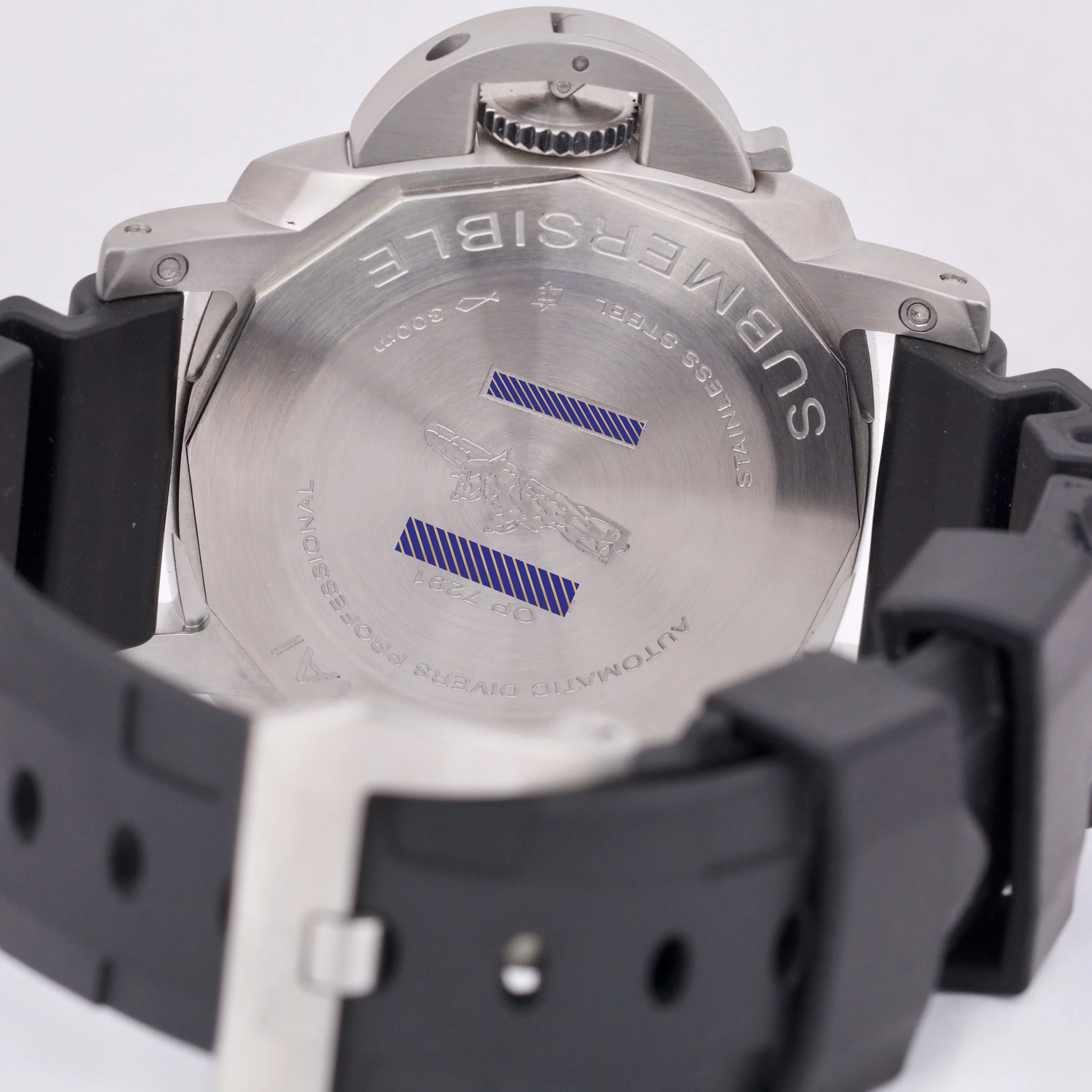 PAPERS Panerai Submersible PAM 973 Black 42mm Rubber Steel Watch PAM00973 BOX