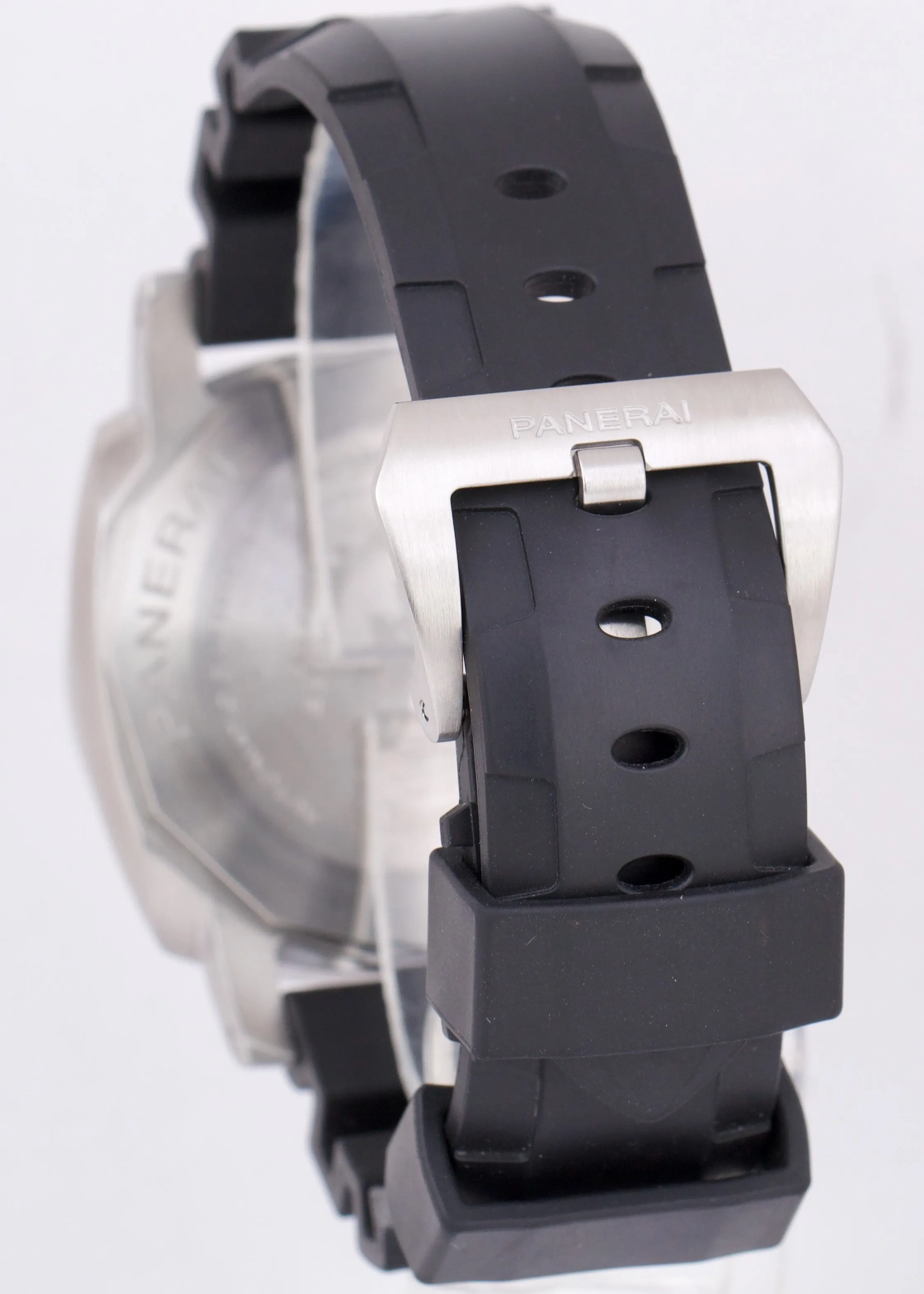 PAPERS Panerai Submersible PAM 973 Black 42mm Rubber Steel Watch PAM00973 BOX