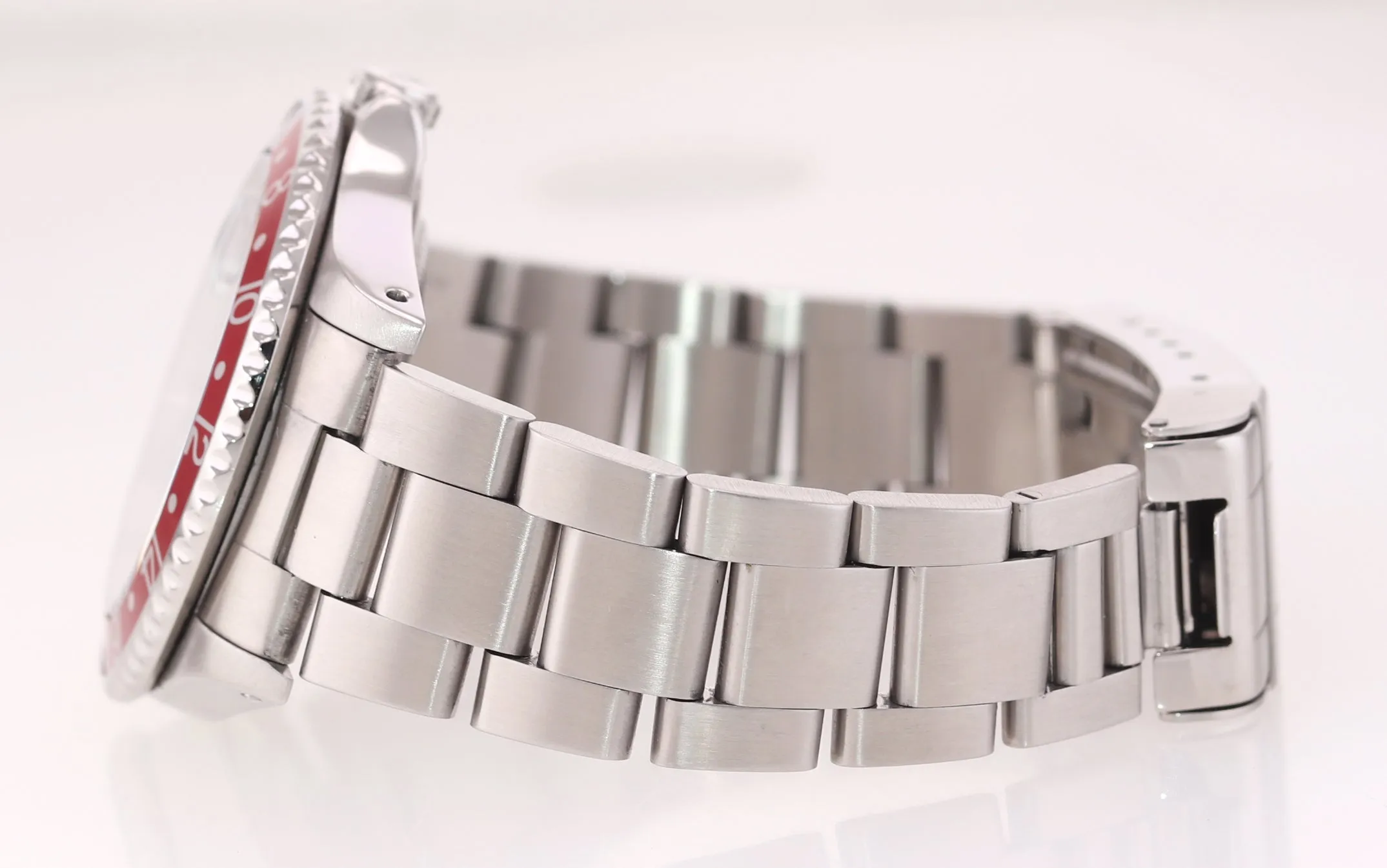 PAPERS Rolex GMT-Master TRITIUM Pepsi Blue Red Steel 40mm 16710 Watch Box