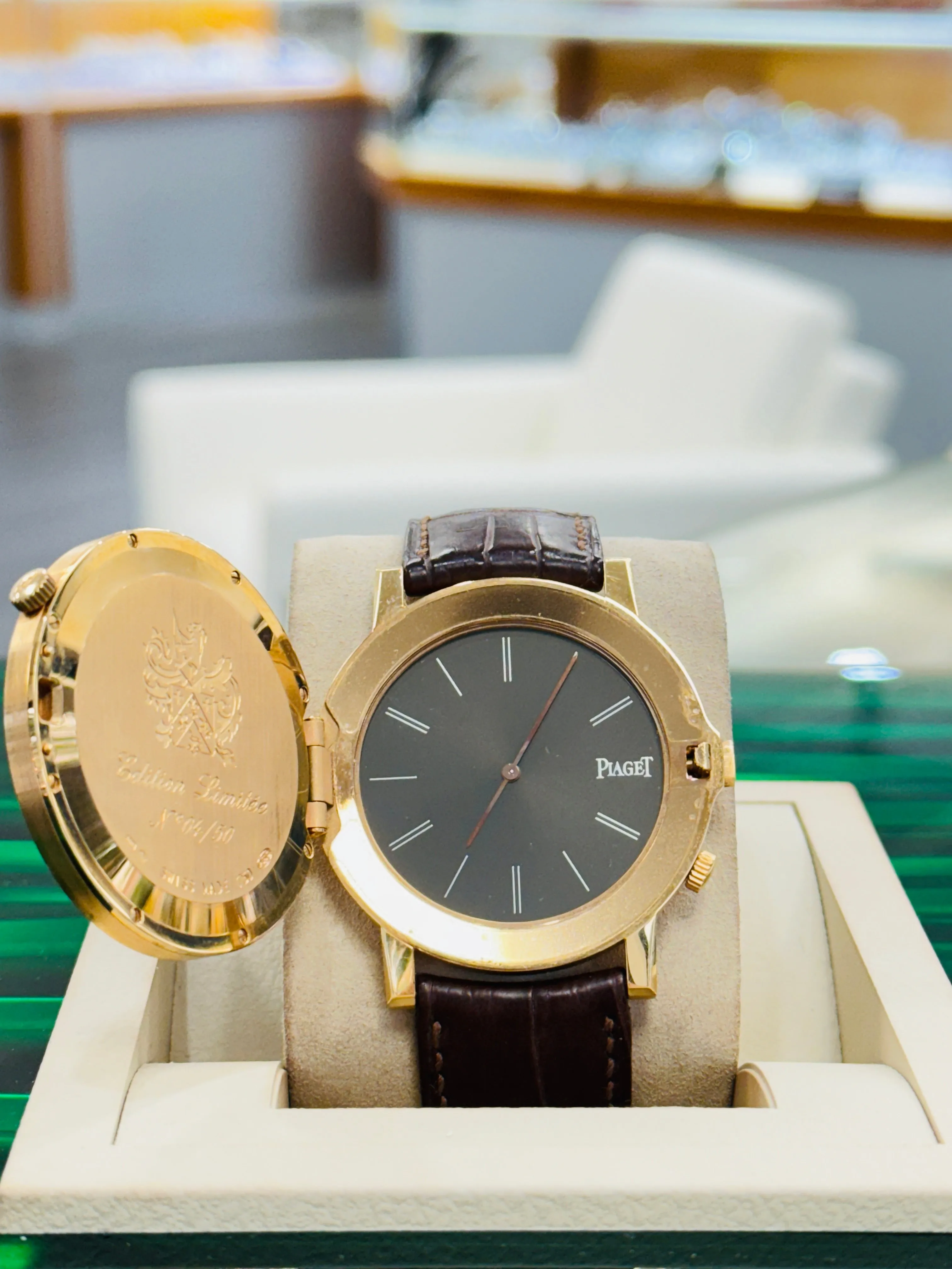 Piaget Altiplano Double Jeu 43mm 18k Rose Gold FACTORY Diamonds Limited Edition GOA32151