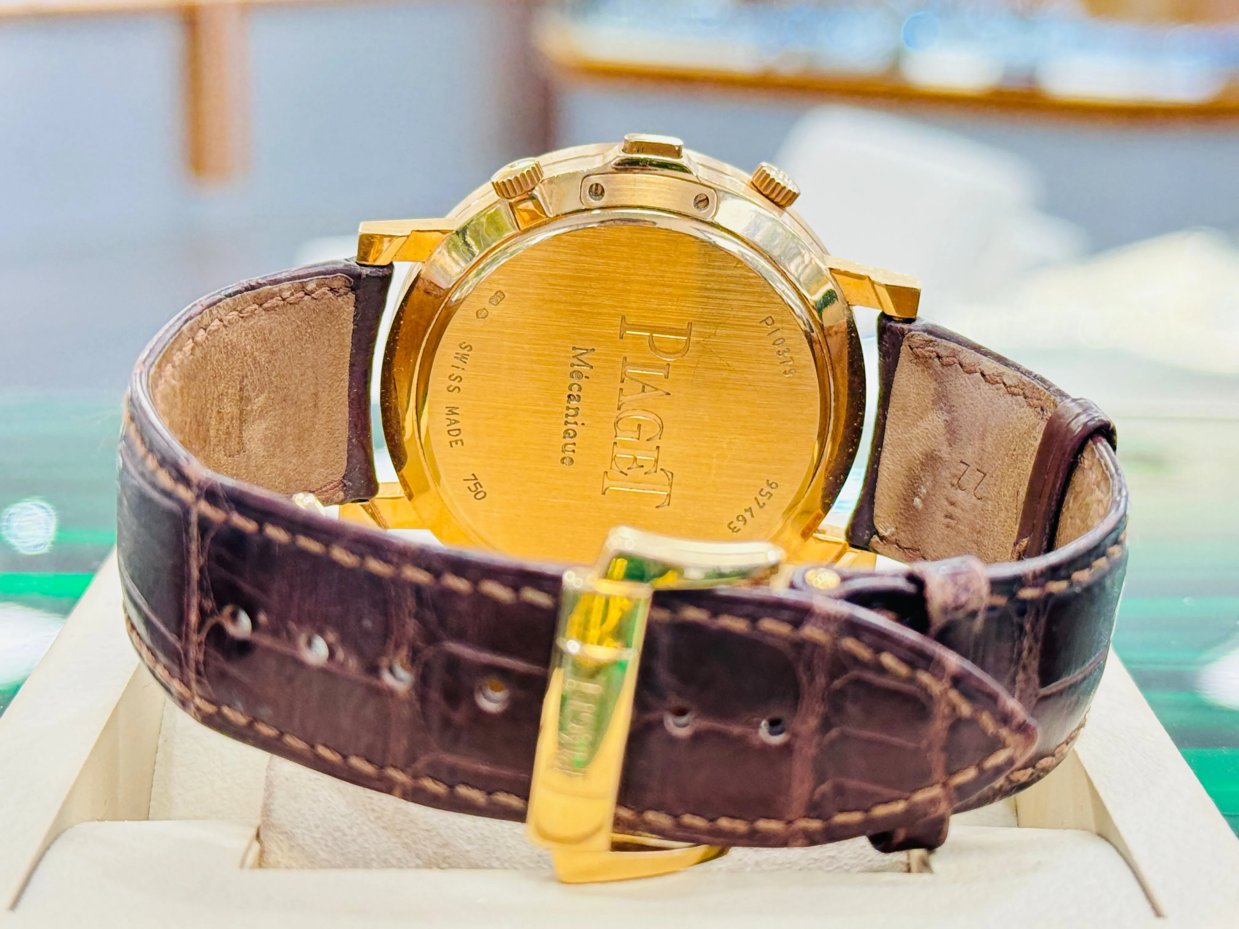 Piaget Altiplano Double Jeu 43mm 18k Rose Gold FACTORY Diamonds Limited Edition GOA32151