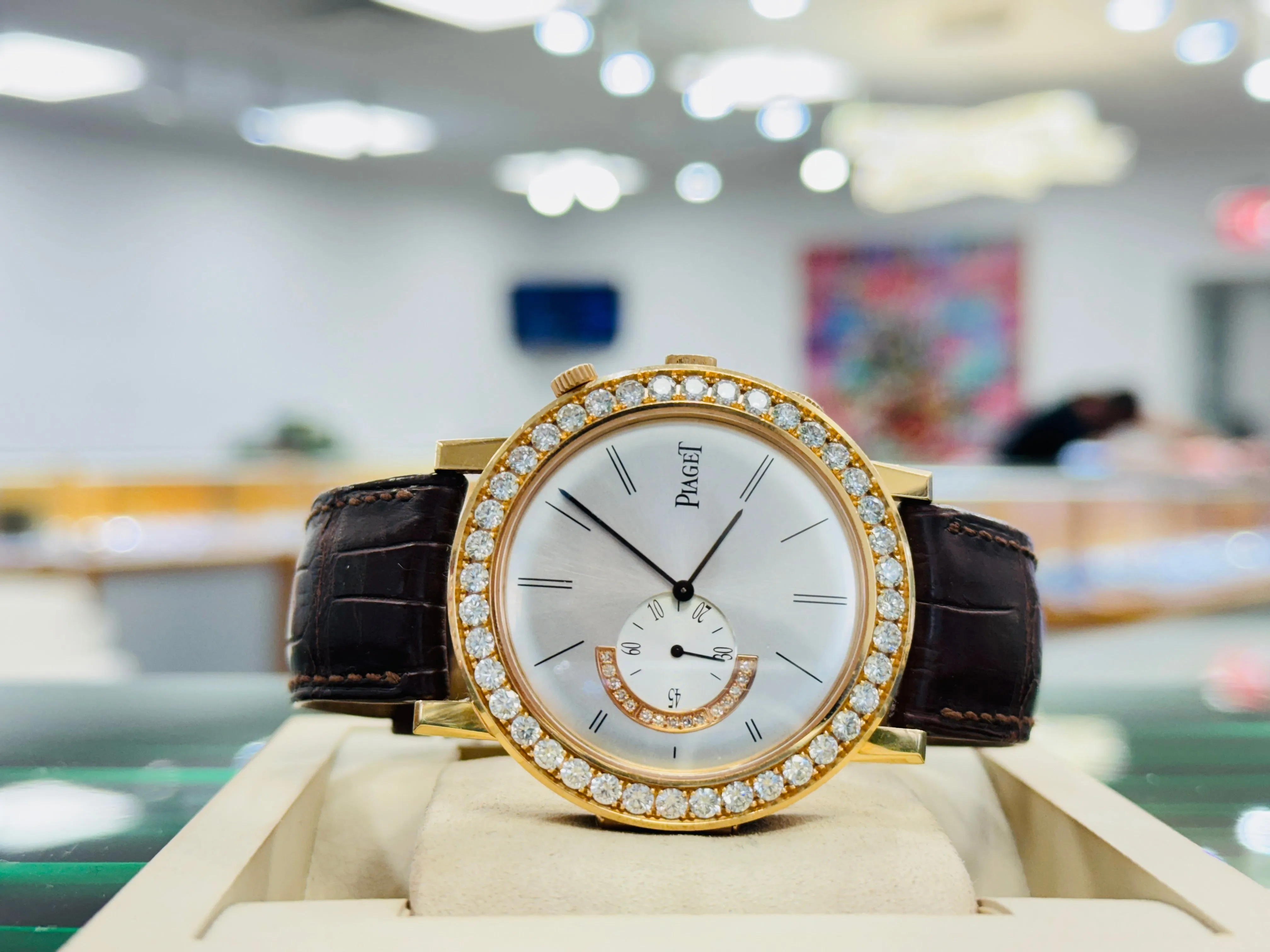 Piaget Altiplano Double Jeu 43mm 18k Rose Gold FACTORY Diamonds Limited Edition GOA32151