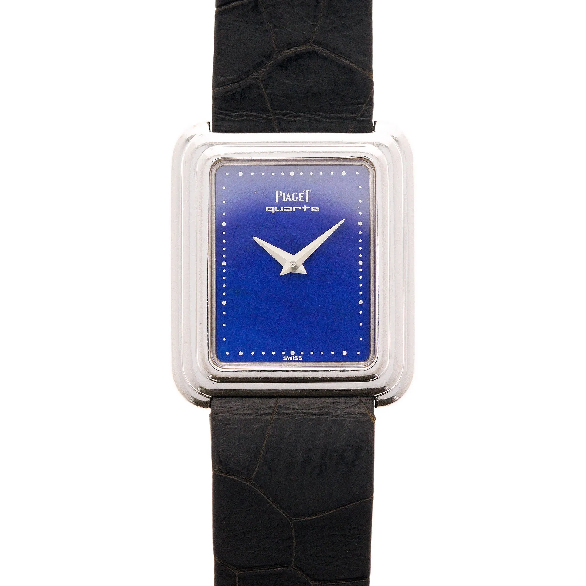 Piaget White Gold Lapis Watch Ref. 74101