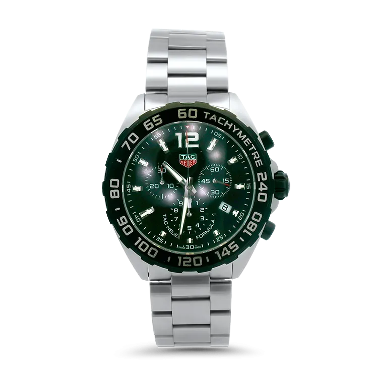 Pre-Owned Stainless Steel TAG Heuer Formula 1 Chronograph 43mm Watch