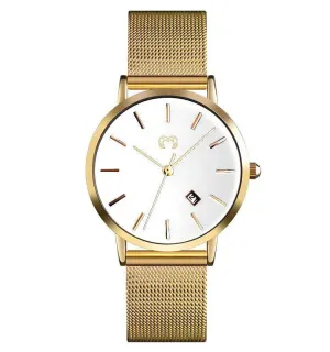 "Mila Jewels" Watch ~ GoldWhite