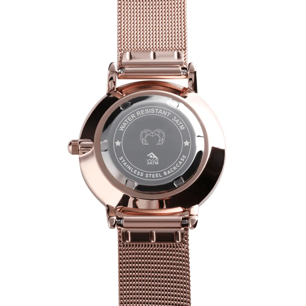 "Mila Jewels" Watch ~ RoseBlack