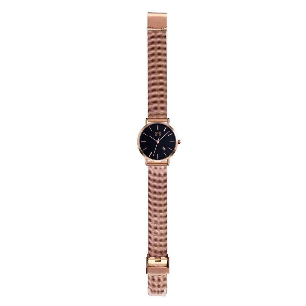 "Mila Jewels" Watch ~ RoseBlack