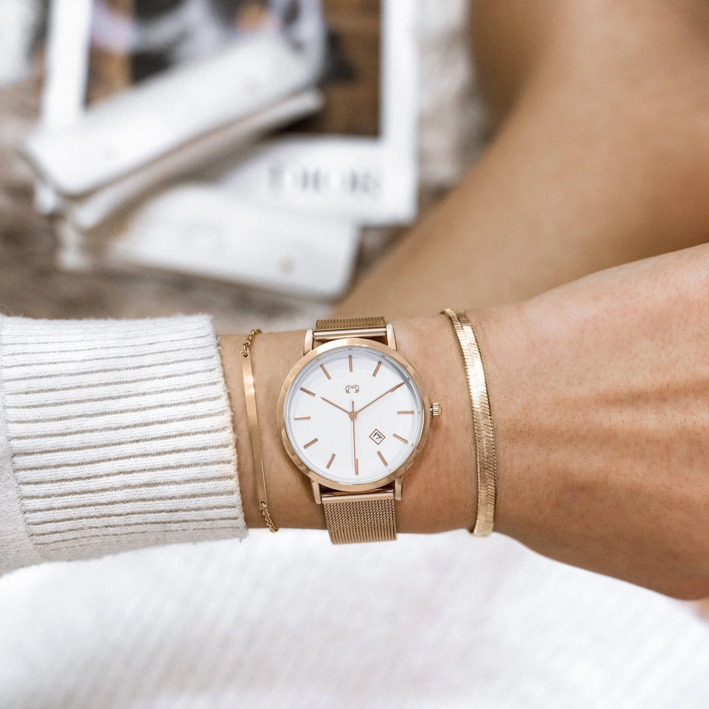 "Mila Jewels" Watch ~ RoseWhite